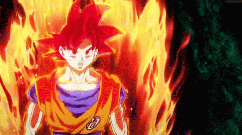 Goku Fire GIF - Goku Fire Burning GIFs