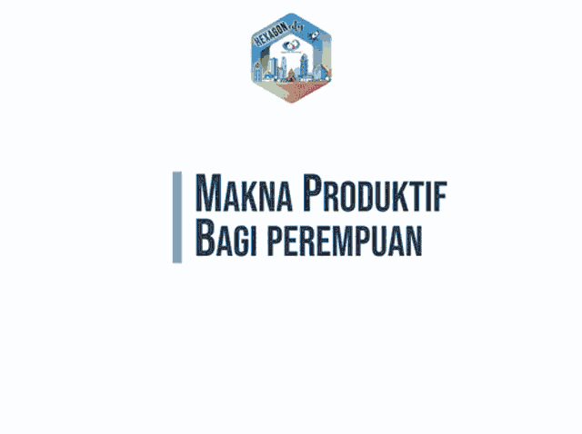 a poster that says ' making produktif bagi perempuan ' on it
