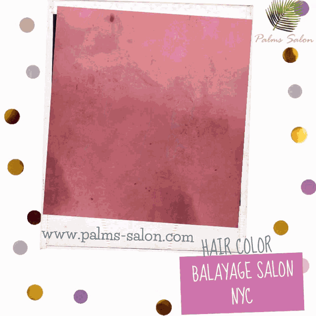a picture of a pink hair color balayage salon in nyc