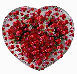दिल लाल GIF - दिल लाल गुलाब GIFs
