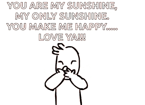 Blowing Kisses Hearts GIF