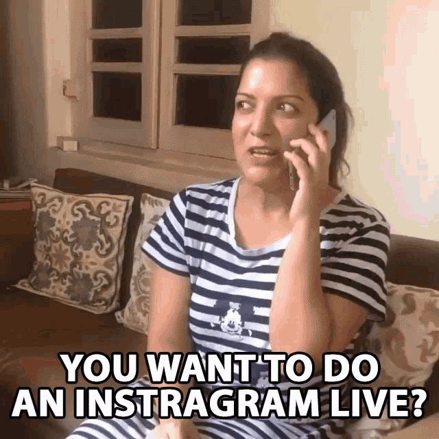 You Want To Do An Instagram Live Aditi Mittal GIF - You Want To Do An Instagram Live Aditi Mittal Do You Want To Do Live Streaming GIFs