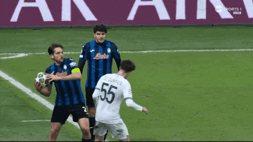 a soccer player with the number 2 on the back of his shirt