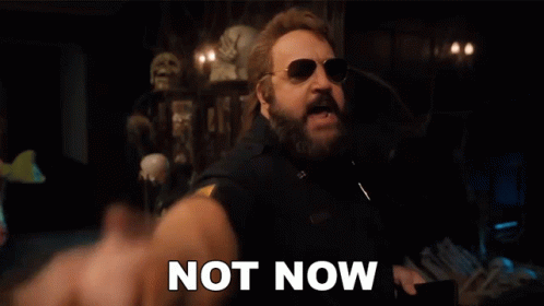 Not Now Kevin James GIF - Not Now Kevin James Officer Steve Downing GIFs
