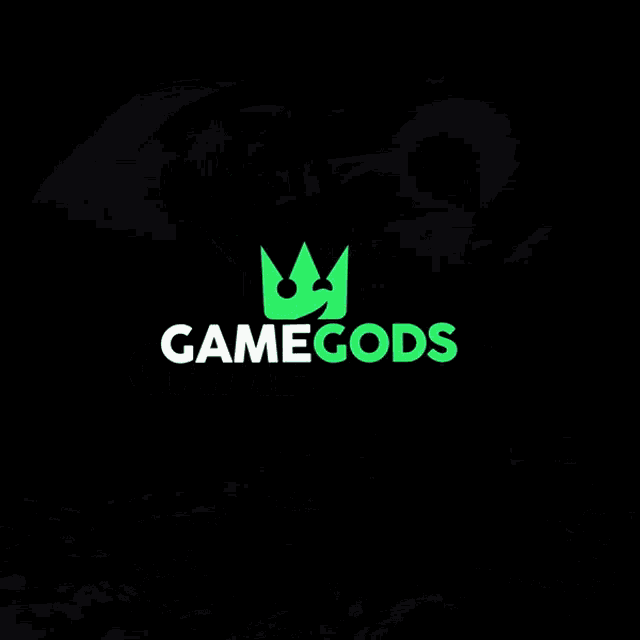a green glowing object is floating on a dark surface