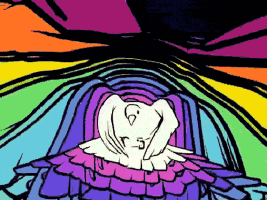 Trippy Dove GIF - Trippy Dove Colors GIFs
