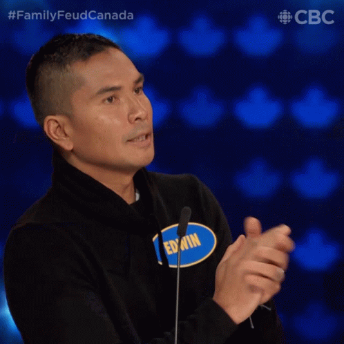 Clapping Hands Edwin GIF - Clapping Hands Edwin Family Feud Canada GIFs