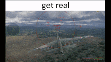 a screen shot of a video game with the words " get real " on the bottom