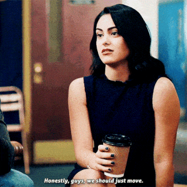 Riverdale Veronica Lodge GIF - Riverdale Veronica Lodge Honestly Guys We Should Just Move GIFs