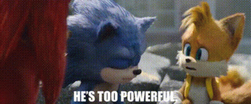 Sonic Movie2 Tails GIF - Sonic Movie2 Tails Hes Too Powerful GIFs