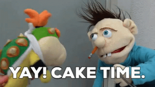 Sml Scooter GIF - Sml Scooter Yay Cake Time GIFs