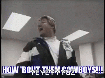 His Pissed GIF - His Pissed How About Them Cowboys GIFs