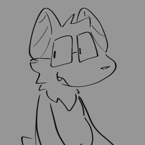 a black and white drawing of a cat wearing glasses and a bow tie