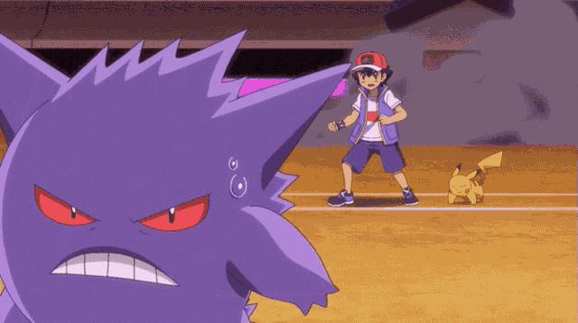 Gengar Gengar Pokemon GIF - Gengar Gengar Pokemon Funny Face GIFs