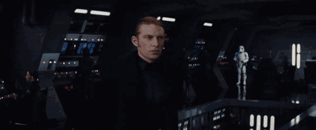 a man says he 's insane in a star wars scene