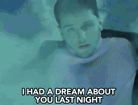 I Had A Dream About You Last Night Thinking Of You GIF - I Had A Dream About You Last Night Thinking Of You Dreams GIFs