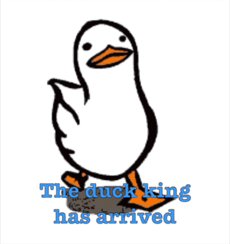 The Duck King GIF