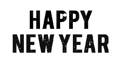 the word happy is written in red and black