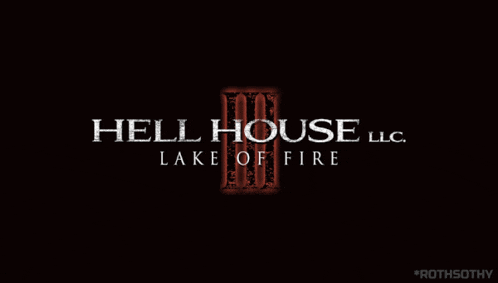 a logo for hell house lake of fire is shown