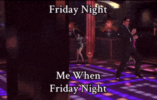 a video game scene with the words friday night me when friday night on the bottom