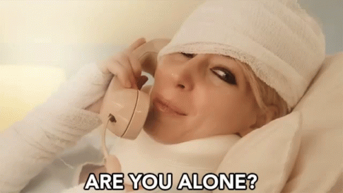 Are You Alone Calling GIF - Are You Alone Calling Flirty GIFs
