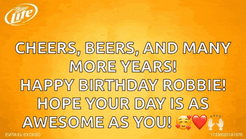 a miller lite advertisement says cheers beers and many more years