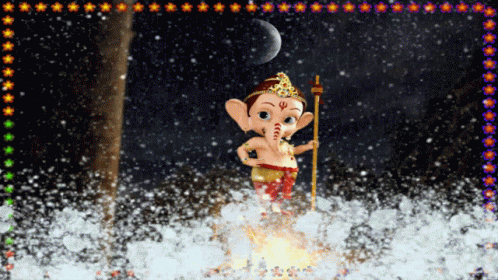 Jai Sh Ganesh Snowing GIF - Jai Sh Ganesh Snowing Winter GIFs