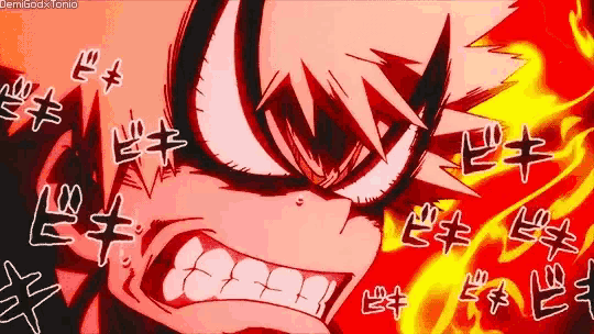 a close up of a cartoon character 's face with chinese writing