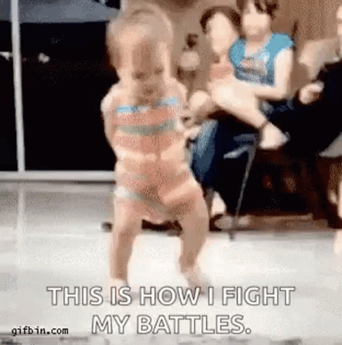 Yes Fight Battles GIF - Yes Fight Battles Baby Dancing GIFs