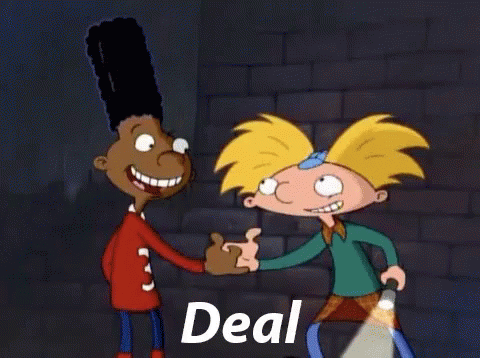 Deal GIF - Hey Arnold Deal Handshake GIFs