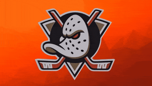 a logo for a hockey team with a duck on it