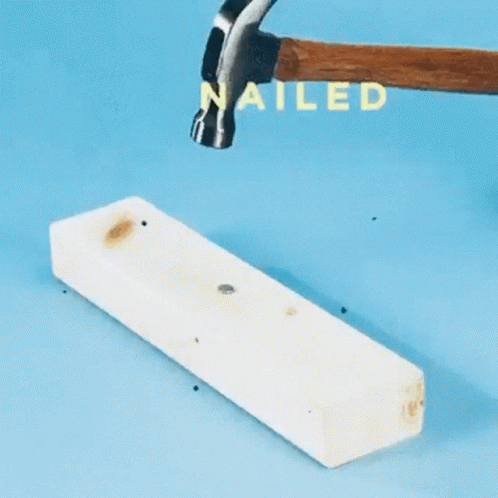 Nailed It Hammer GIF - Nailed It Hammer Nail GIFs
