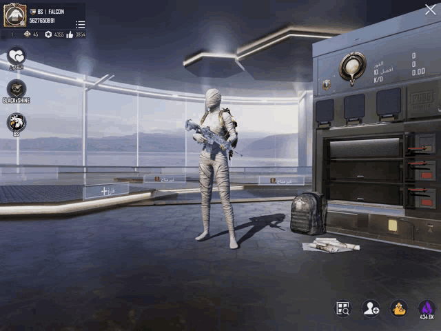 a screenshot of a video game shows a mummy holding a gun