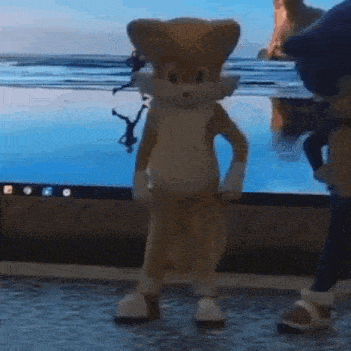 Tails Miles Prower Orange Justice GIF - Tails Miles Prower Orange Justice Fortnite Dance GIFs