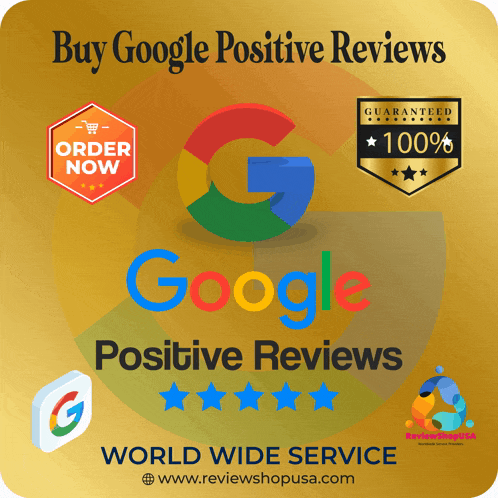 a google advertisement that says " buy google positive reviews "