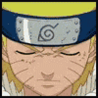 a close up of a person wearing a headband with a circle on it .