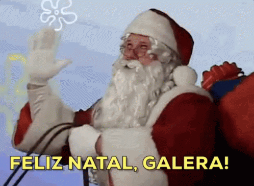 De Boas Esperando O Papai Noel / Feliz Natal, Galera GIF - Santa Claus Waving Merry Christmas GIFs