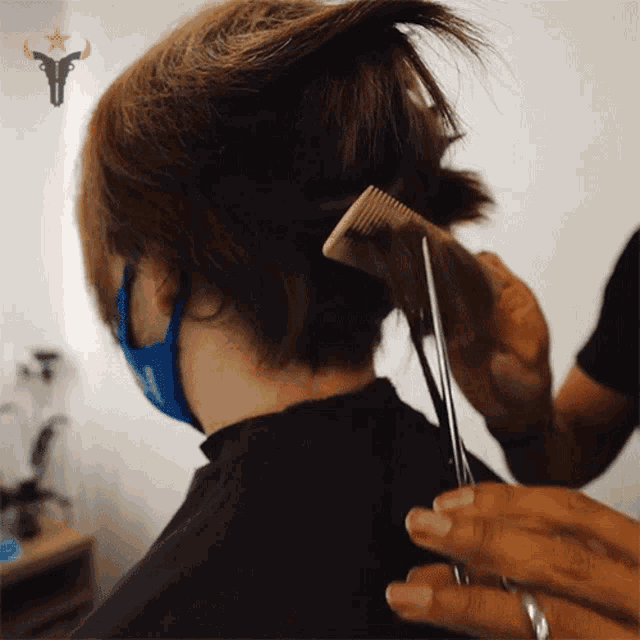 Hair Cutting Danteh GIF - Hair Cutting Danteh Outlaws GIFs