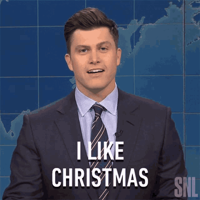 I Like Christmas Saturday Night Live GIF - I Like Christmas Saturday Night Live Weekend Update GIFs