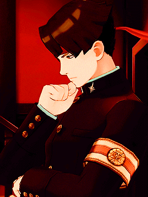 a man in a black uniform has a badge on his arm that says ' jp '
