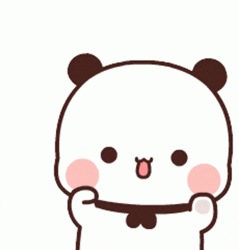 a cartoon panda bear with chinese writing on it