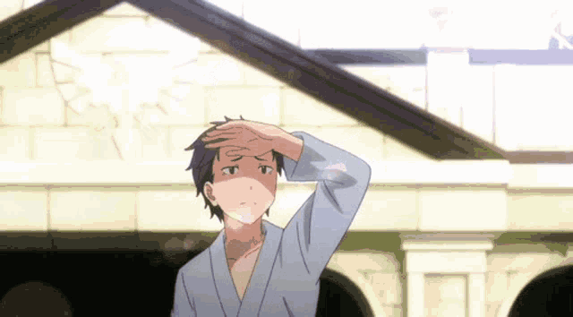 Good Morning Anime GIF - Good Morning Anime Natsuki Subaru GIFs