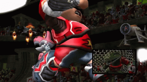 Mario Strikers Charged Mario GIF - Mario Strikers Charged Mario Out Of Breath GIFs