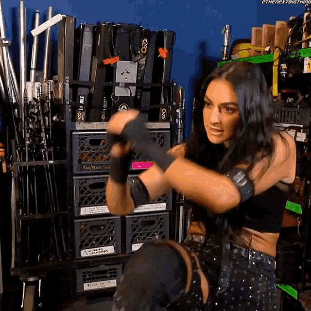 Sonya Deville Punch GIF