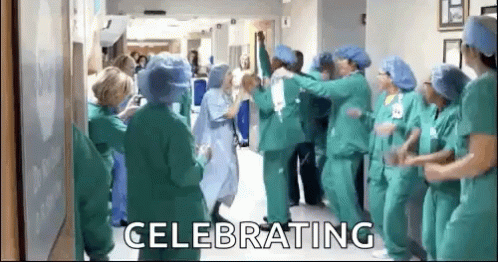 Hospital Party GIF - Hospital Party Success GIFs