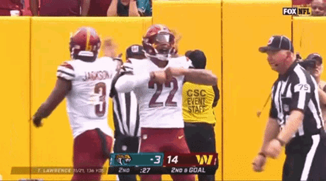 a fox nfl broadcast of a football game between the washington redskins and the san francisco 49ers