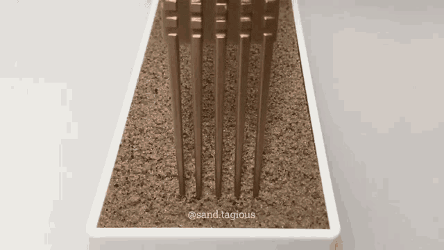 Piercing Kinetic Sand Sand Tagious GIF - Piercing Kinetic Sand Sand Tagious Kinetic Sand GIFs