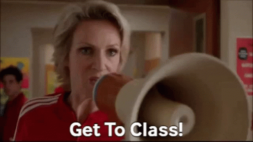 Glee Sue Sylvester GIF - Glee Sue Sylvester Get To Class GIFs
