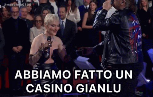 Abbiamo Fatto Un Casino Gianlu Arisa GIF - Abbiamo Fatto Un Casino Gianlu Arisa Grignani GIFs