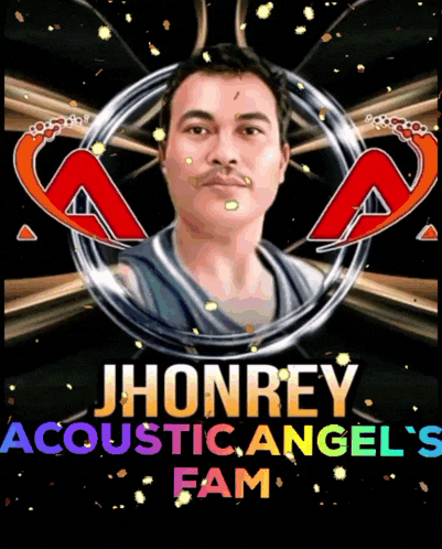 a poster for jhonrey acoustic angel 's family
